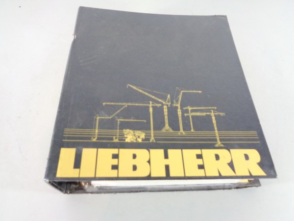 Betriebsanleitung + Teilekatalog Liebherr Turmdrehkran 80 EC-B Stand 03/1997