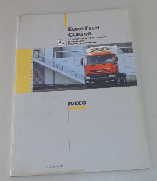 Wartungshandbuch Iveco Eurotech / Cursor Stand 07/1998