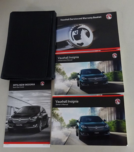 Owner's Manual + Wallet Opel / Vauxhall Insignia A printed 01/2014