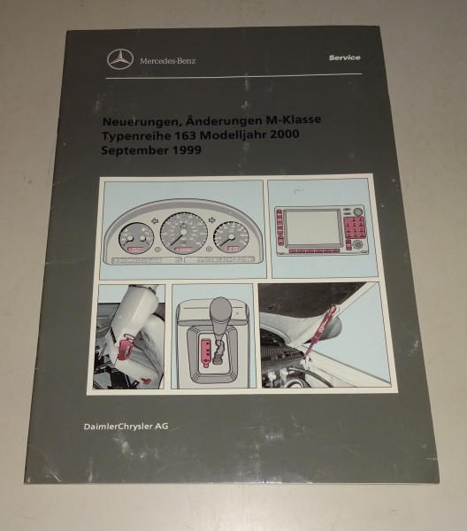 Werkstatthandbuch Neuerungen Mercedes Benz M-Klasse W 163 ML Modelljahr 2000