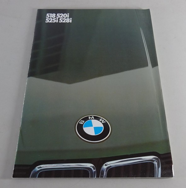 Prospekt / Broschüre BMW E28 5er 518 / 520i / 525i / 528i Stand 01/1983