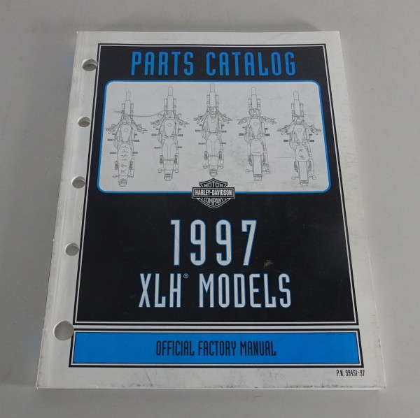 Parts catalog Harley Davidson XLH Sportster Models 1997 from 07/1996