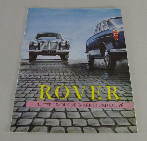 Prospekt / Broschüre Rover P5 3 Liter Mark II Stand 1962