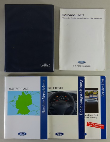 Bordmappe mit Betriebsanleitung / Handbuch Ford Fiesta '96 Stand 07/1995
