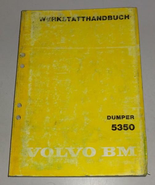 Werkstatthandbuch Volvo BM Dumper 5350 Stand 09/1980