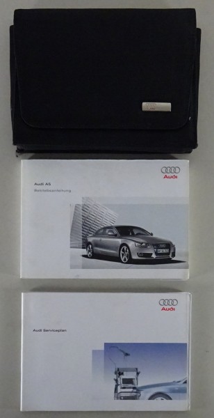 Bordmappe mit Betriebsanleitung Audi A5 Typ 8T + Quattro Stand 02/2007