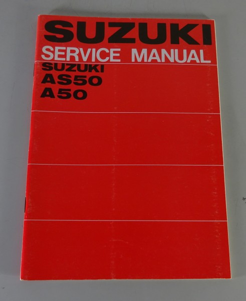 Werkstatthandbuch / Service Manual Suzuki AS 50 / A 50 Stand 07/1968