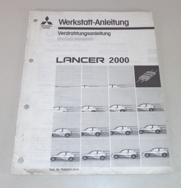 Werkstatthandbuch Mitsubishi Lancer CJ0 Nachtrag Elektrik Schaltpläne von 2000