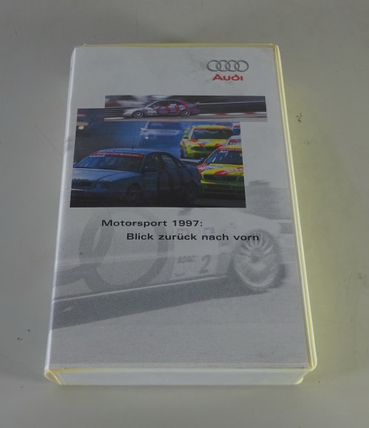 VHS Video Werbevideo Audi Motorsport 1997 Blick zurück nach vorn Stand 1997