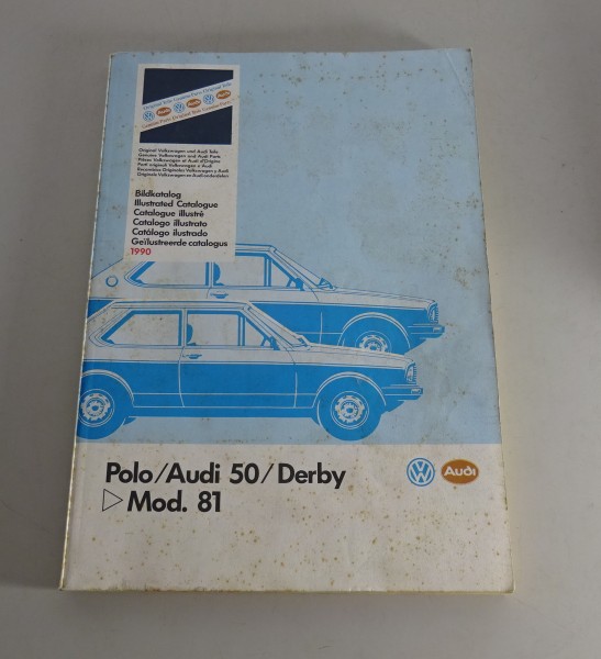 Bildkatalog Teilekatalog VW Polo Typ 32 / Audi 50 / Derby L bis Bj.1981 v. 1990