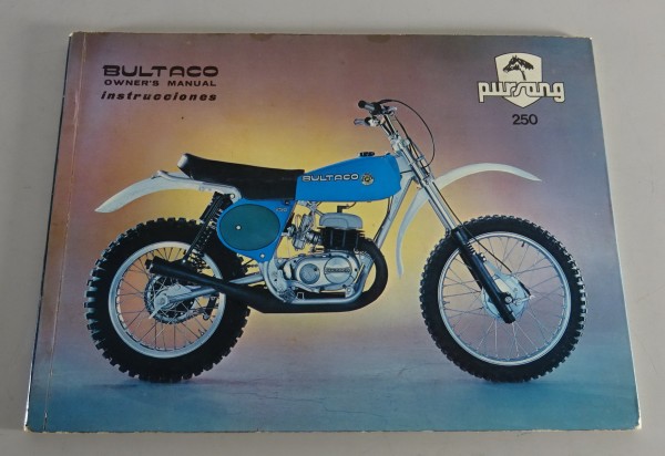 Betriebsanleitung / Handbuch Bultaco Pursang MK9 125 / 200 / 250 / 370 von 1976