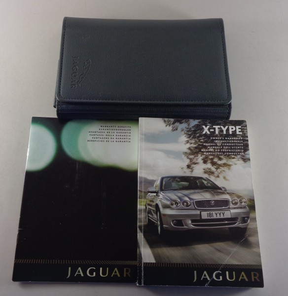 Owner's manual + wallet Jaguar X-Type edition 2007