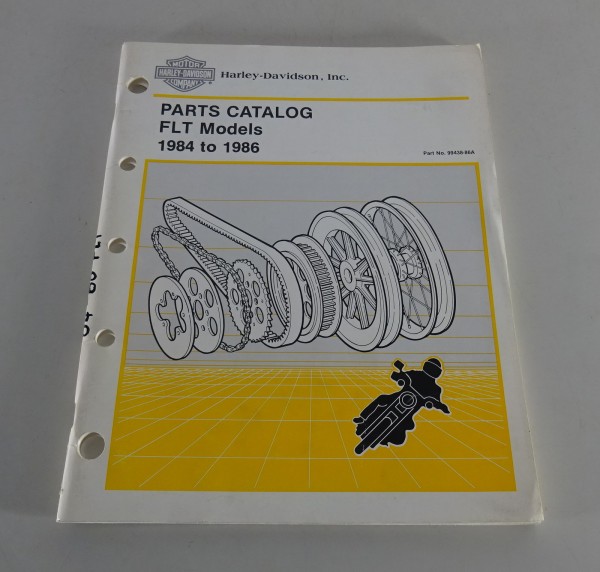 Parts catalog / Spare parts list Harley Davidson FLT Models 1984-1986 from 1989