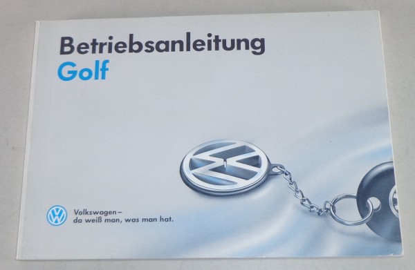 Betriebsanleitung VW Golf 3/III von 07/1992