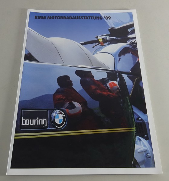 Prospekt / Zubehörkatalog BMW Motorradausstattung´89 Stand 02/1989