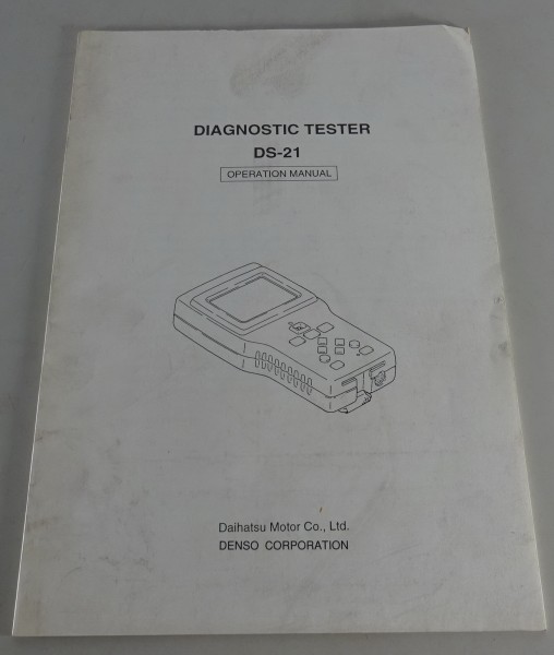 Owner´s Manual / Handbook Daihatsu Prüfgerät DS-21 Stand 09/1995