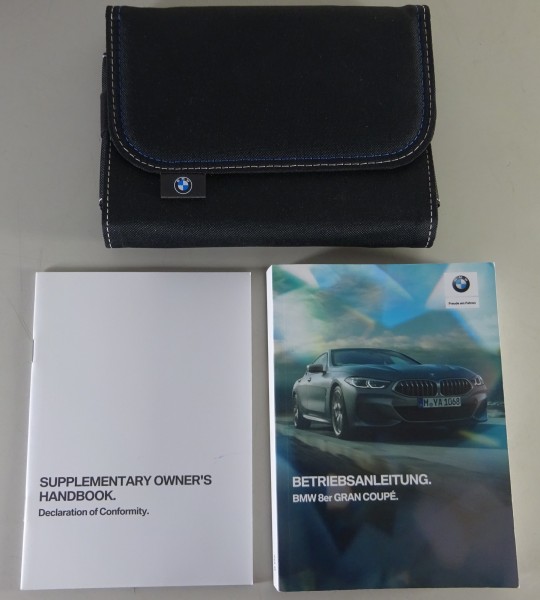 Bordmappe + Betriebsanleitung BMW 8er Gran Coupe G16 840 / 850 | Stand 06/2021
