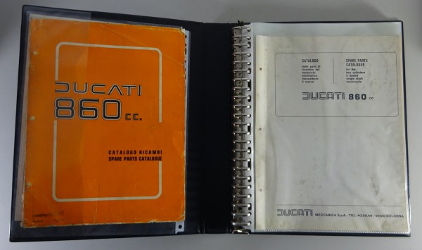 Teilekatalog / Spare Parts List | Ducati 860 cc. | ITA / ENG | Stand 03/1975
