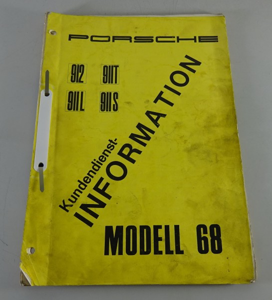 Werkstatthandbuch Porsche 912 / 911 T / 911 E / 911 S Sportomatic Mj. 1968