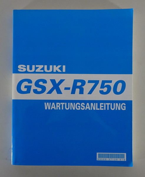 Werkstatthandbuch / Wartungsanleitung Suzuki GSX-R 750 K4 Stand 02/2004