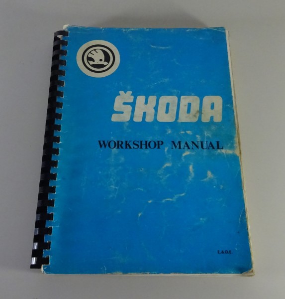 Workshop Manual / Service Manual Skoda S 100 S / 100 L + 110 L / 110 LS '1975