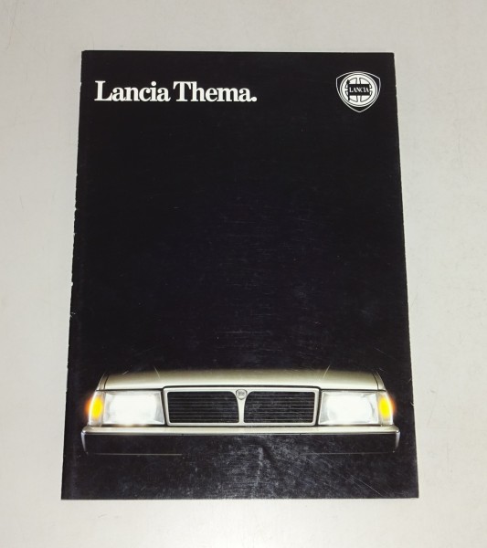 Prospekt / Broschüre Lancia Thema inkl. Turbo i.e. Stand 03/1985