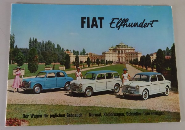 Prospekt / Prospektblatt | Fiat Elfhundert / 1100