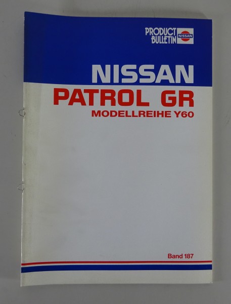 Werkstatthandbuch Technische Information Bulletin Nissan Patrol GR Y60 von 12/88