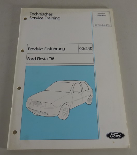 Technische Information Service Training Einführung Ford Fiesta '96 (JAS JBS)