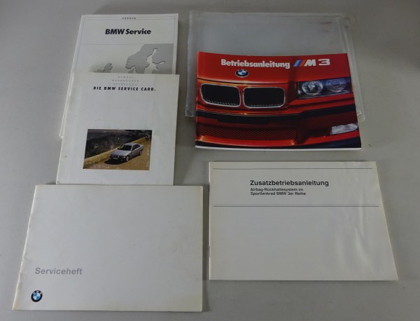 Bordmappe + Betriebsanleitung / Handbuch BMW E36 M3 Coupé Stand 08/1993