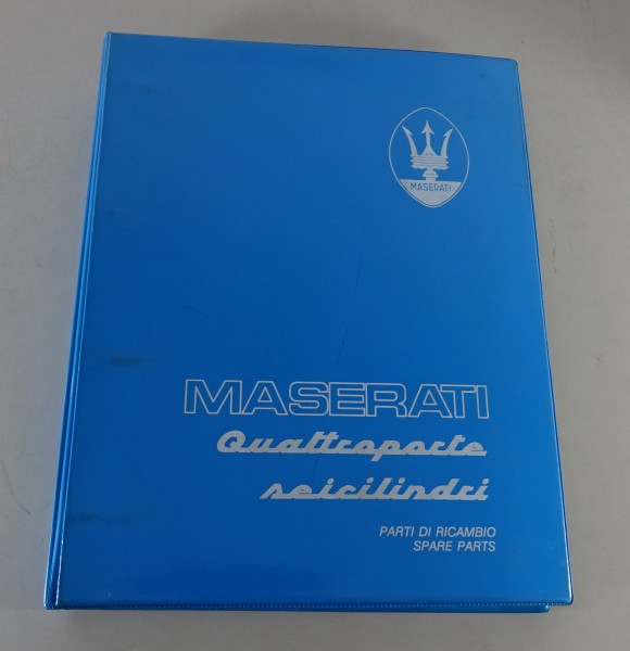 Teilekatalog / Spare Parts List Maserati Quattroporte 6-Zylinder Bj. 1994-2001