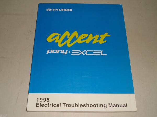 Werkstatthandbuch Elektrik Schaltpläne Hyundai Accent (Modell 1998)