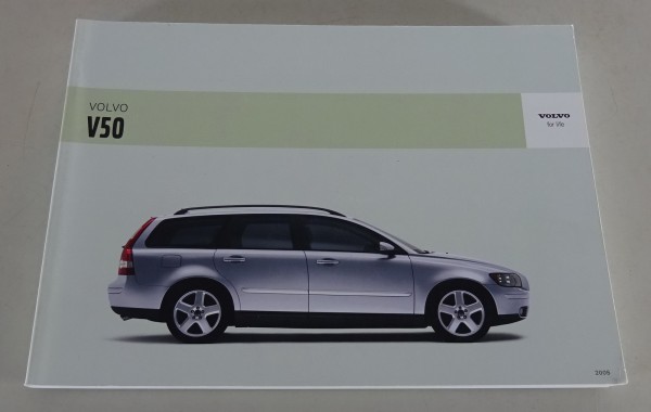 Owner's Manual / Handbook Volvo V 50 Type M Model 2005 printed 2004