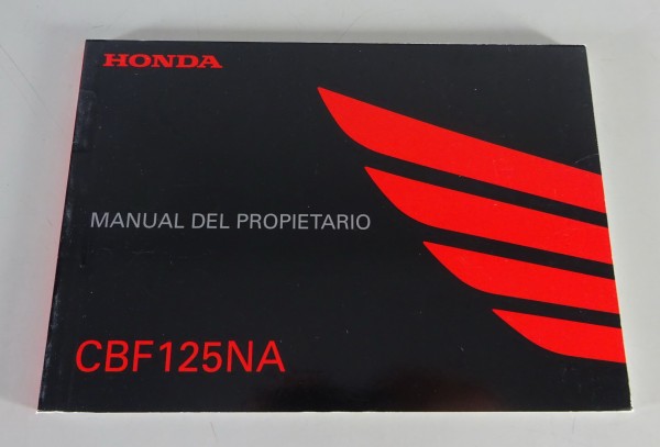 Manual del Propietario Honda CBF 125 NA Stand 2017 Español