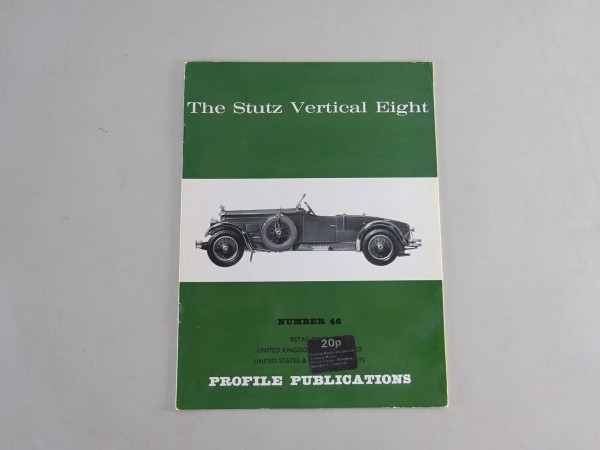 Broschüre / Brochure Stutz Vertical Eight - Profile Publications No. 46