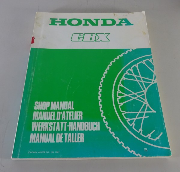 Werkstatthandbuch Ergänzung / Shop Manual Supplement Honda CBX 1000 Stand 1981