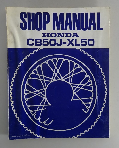 Workshop Manual / Shop Manual Honda CB 50 J / XL 50 Stand 07/1977
