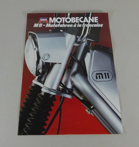 Prospekt / Broschüre Motobecane M11 Mofa