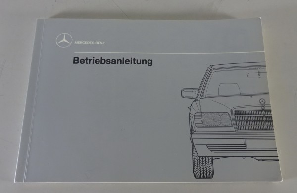 Betriebsanleitung Mercedes-Benz S-Klasse W126 420 500 560 SE SEL SEC von 1988