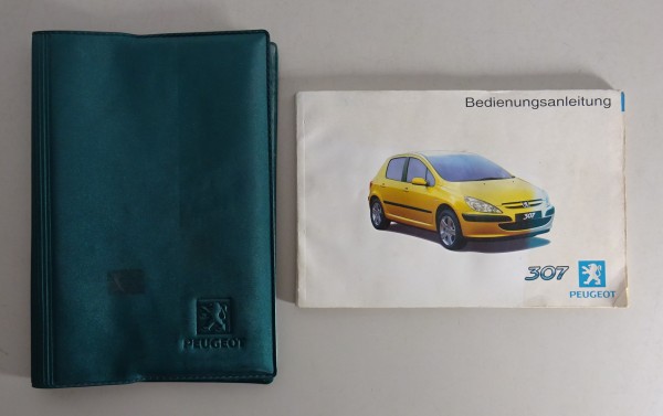 Bordmappe + Betriebsanleitung / Handbuch Peugeot 307 von 12/2001