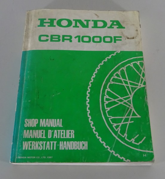 Werkstatthandbuch Workshop Manual Honda CBR 1000 F Typ SC21 Stand 1987