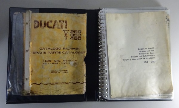 Teilekatalog / Spare Parts List | Ducati 250 / 350 | Stand 1968 - 1970