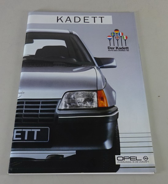 Prospekt / Broschüre Konvolut Opel Kadett E incl. GSi Stand 1985