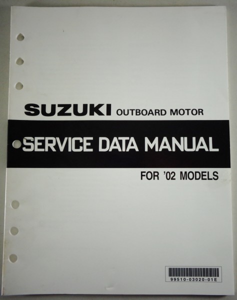 Service Data & Technical Specifications Suzuki Outboard Motor for 2002 Models