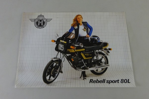 Prospektblatt / Broschüre Horex Rebell Sport 80L