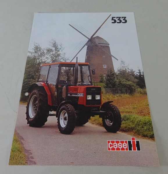 Prospekt/ Datenblatt Case IH 533 / 533 Allrad Stand 04/1975