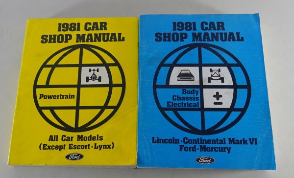 Werkstatthandbuch Lincoln Continental Mark VI, Ford, Mercury Colony Park... 1981