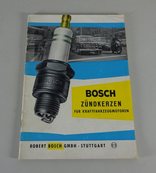 Handbuch Bosch Zündkerzen für KFZ Stand 11/1960