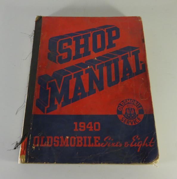 Werkstatthandbuch / Workshop Manual Oldsmobile Special 60 /Dynamic 70/90 '1940