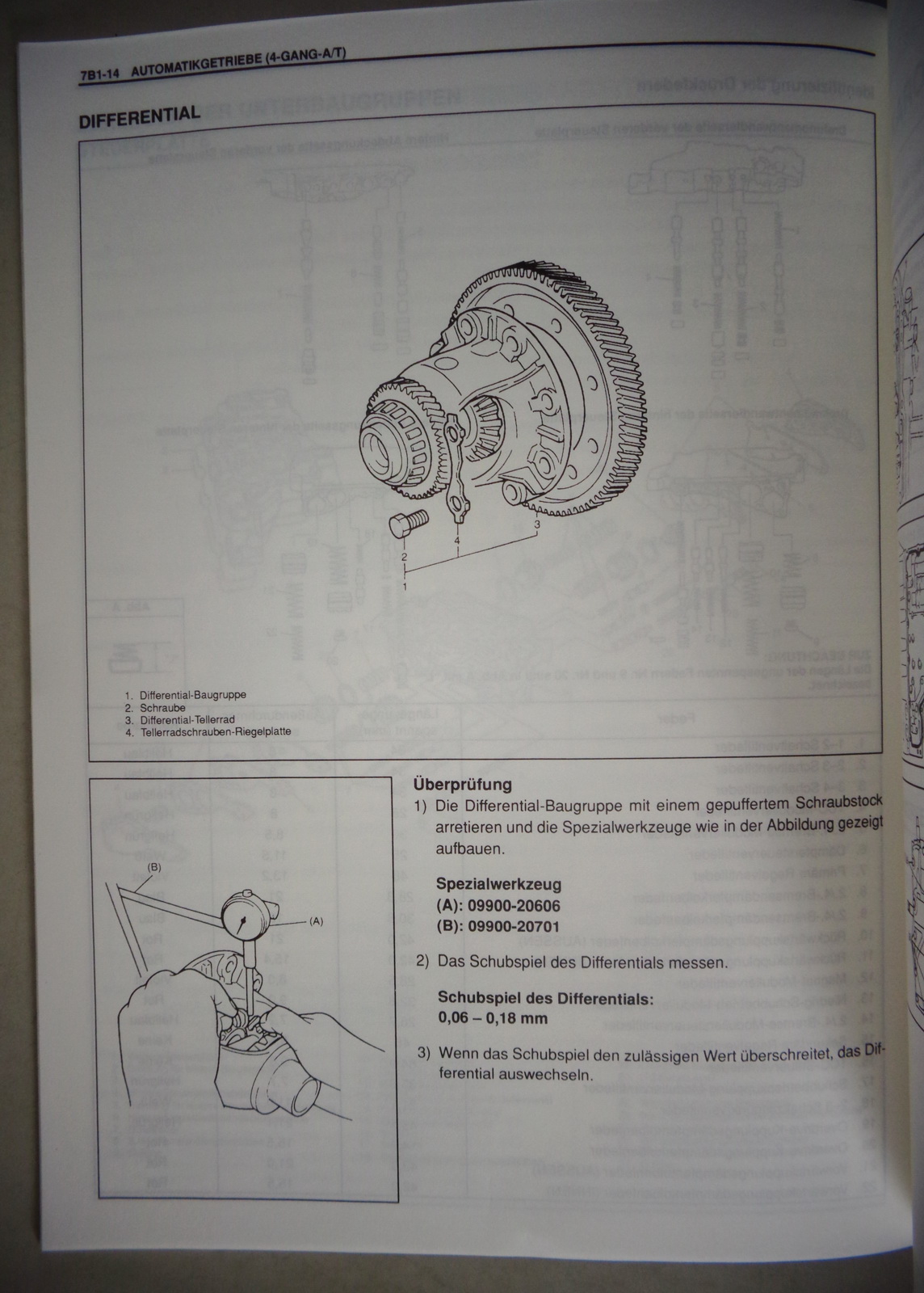 Werkstatthandbuch Nachtrag Suzuki Baleno Sy413    Sy416    Sy418 Stand 09  1998